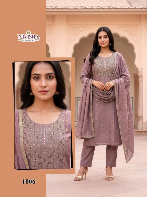 Desi kudi nivisha 3pcs kurtis wholesale